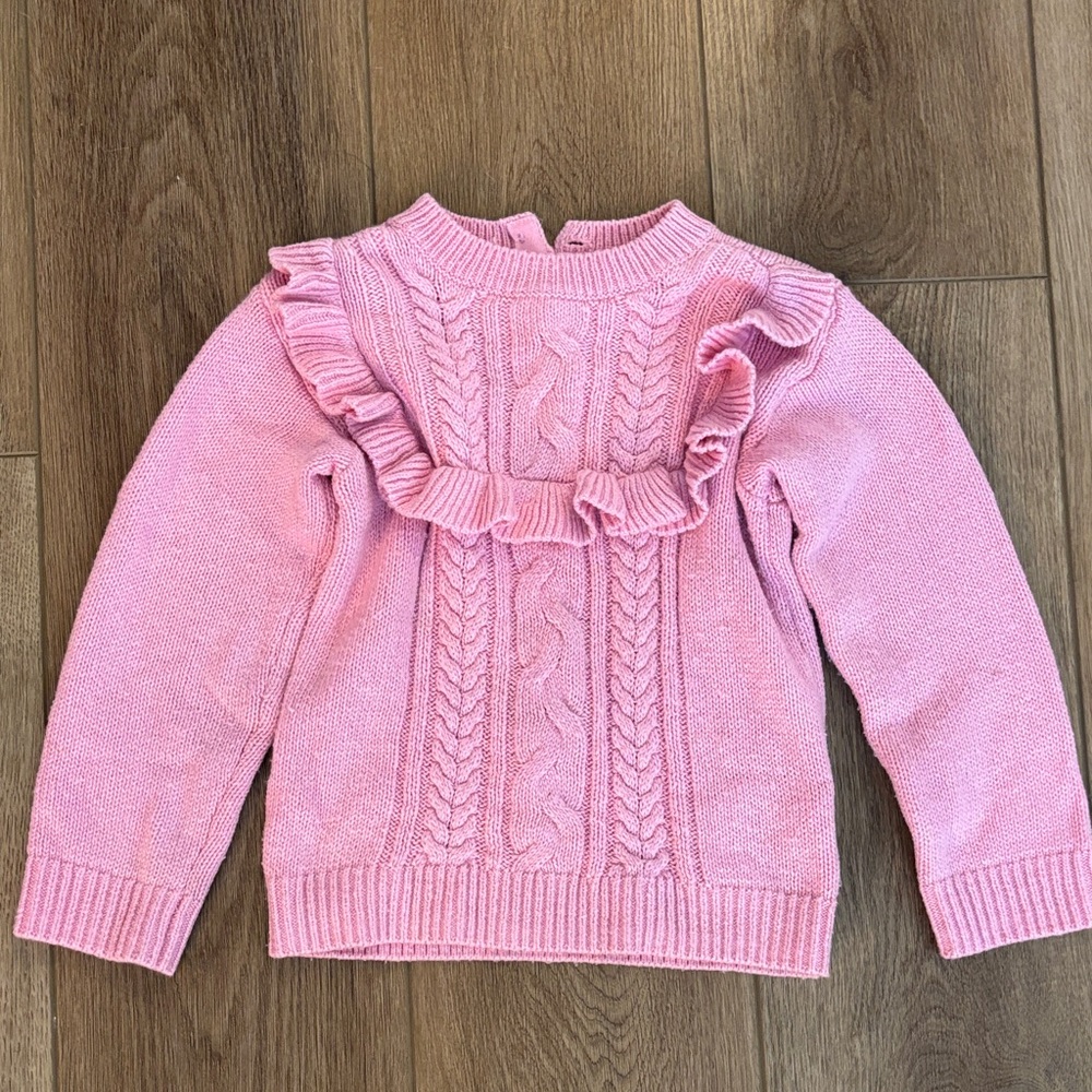 H&M Light Pink Organic Cotton Sweater